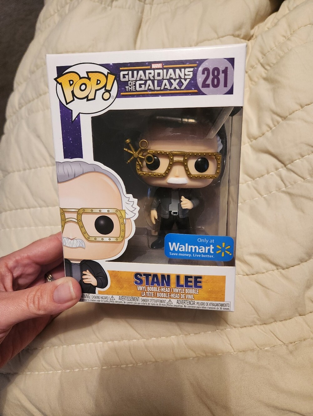 Stan Lee Funko Pop! #281 - Gold Glasses Edition